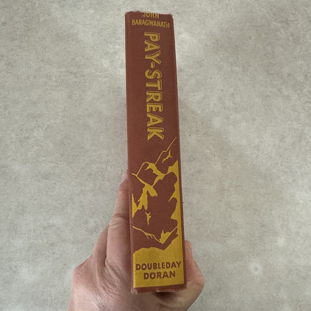 Pay Streak book John baragwanath Vtg 1936 Dubbledee Doran First Edition ￼